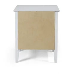 Dove Brazilian Pine Wood Nightstand-Kirkland's Home Discount