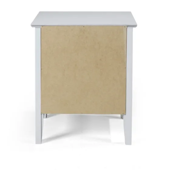Dove Brazilian Pine Wood Nightstand-Kirkland's Home Discount