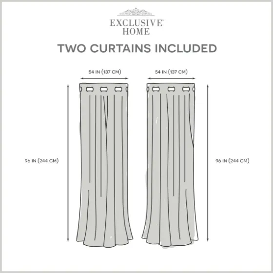 Dove Gray Floral 2-Pc. Curtain Panel Set, 96 In.-Kirkland's Home Store