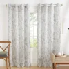 Dove Gray Floral 2-Pc. Curtain Panel Set, 84 In.-Kirkland's Home Best