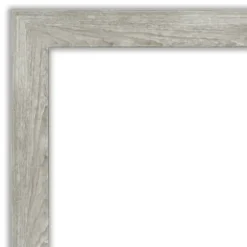 Dove Gray Scoop Frame Beveled Mirror, 34X28 In.-Kirkland's Home Best