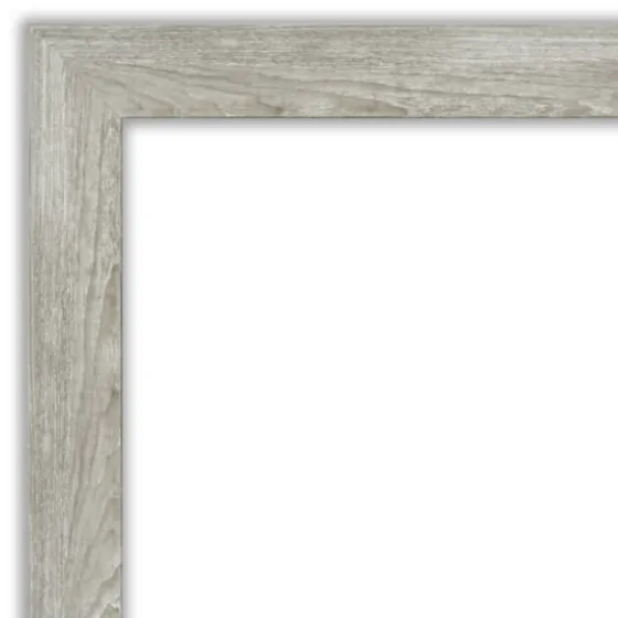 Dove Gray Scoop Frame Beveled Mirror, 34X28 In.-Kirkland's Home Best