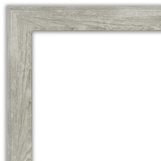 Dove Gray Scoop Frame Beveled Mirror, 42X30 In.-Kirkland's Home Discount
