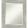 Dove Gray Scoop Frame Beveled Mirror, 22X26 In.-Kirkland's Home Cheap