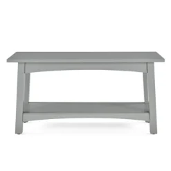 Dove Rustic Farmhouse Wood Bench-Kirkland's Home Discount
