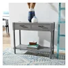 Dove Turned Leg Rustic Console Table-Kirkland's Home Discount