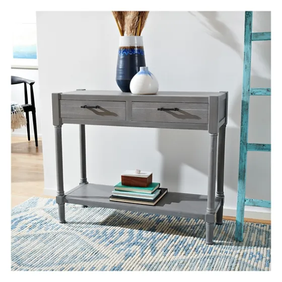 Dove Turned Leg Rustic Console Table-Kirkland's Home Discount