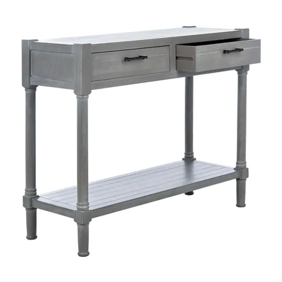 Dove Turned Leg Rustic Console Table-Kirkland's Home Discount
