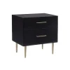 2-Drawer Nightstand With Gold Hardware-Kirkland's Home Flash Sale