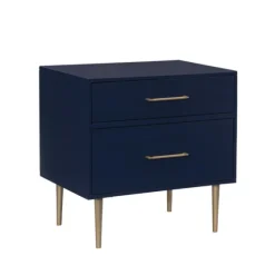 2-Drawer Nightstand With Gold Hardware-Kirkland's Home Sale
