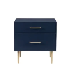 2-Drawer Nightstand With Gold Hardware-Kirkland's Home Sale