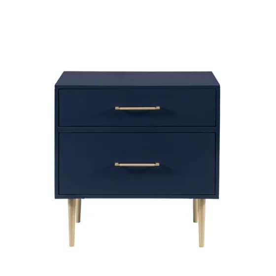 2-Drawer Nightstand With Gold Hardware-Kirkland's Home Sale
