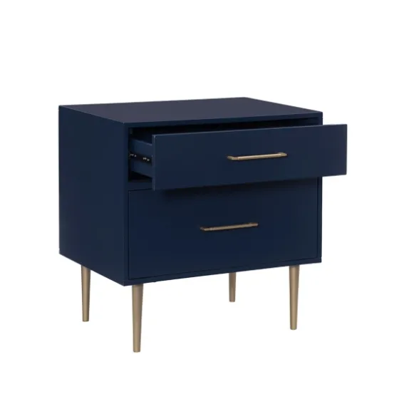 2-Drawer Nightstand With Gold Hardware-Kirkland's Home Sale