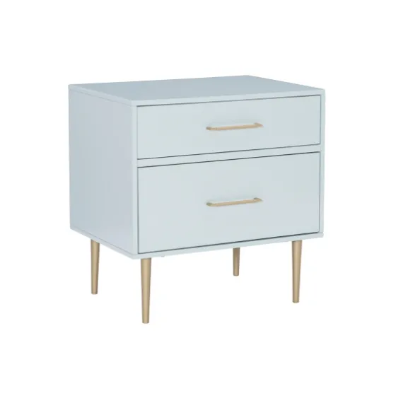 2-Drawer Nightstand With Gold Hardware-Kirkland's Home Best Sale