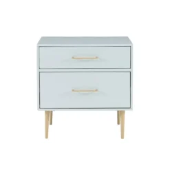 2-Drawer Nightstand With Gold Hardware-Kirkland's Home Best Sale