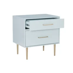 2-Drawer Nightstand With Gold Hardware-Kirkland's Home Best Sale