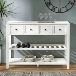 2-Drawer Solid Wood Console Table-Kirkland's Home Clearance