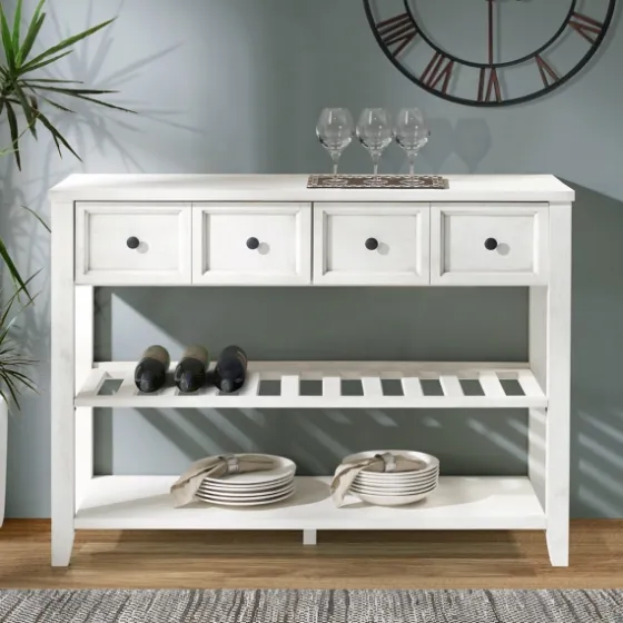 2-Drawer Solid Wood Console Table-Kirkland's Home Clearance