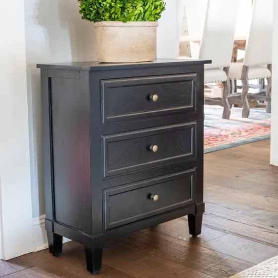 3-Drawer Wooden Accent Table-Kirkland's Home Sale