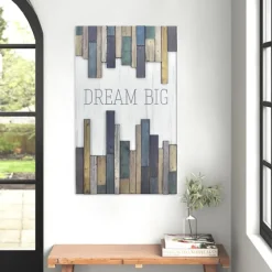 Dream Big Wood Slat Wall Plaque-Kirkland's Home Discount