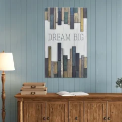 Dream Big Wood Slat Wall Plaque-Kirkland's Home Discount