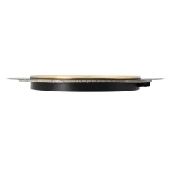 Drew I Black And Gold Round Led Mirror-Kirkland's Home Store