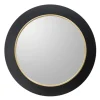 Drew Ii Black And Gold Round Led Mirror-Kirkland's Home Best