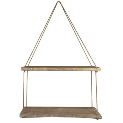 Driftwood And Jute Rope Hanging Wall Shelf-Kirkland's Home Sale