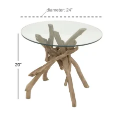 Driftwood Branch Base Accent Table-Kirkland's Home Flash Sale