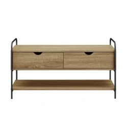 Driftwood Shannon 2-Drawer Storage Bench-Kirkland's Home Discount
