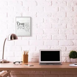 Drop Your Drawers Here Framed Wall Plaque-Kirkland's Home Discount