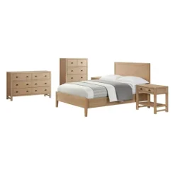 Duke Double Driftwood Pine 5-Pc. King Bedroom Set-Kirkland's Home Sale
