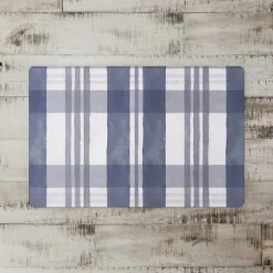 Dusty Blue Plaid Harvest Floor Mat-Kirkland's Home Best Sale