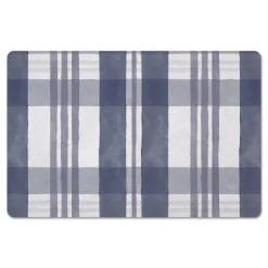 Dusty Blue Plaid Harvest Floor Mat-Kirkland's Home Best Sale
