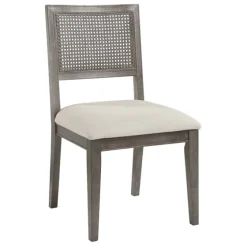 Dusty Gray Cane Back 2-Pc. Dining Chair Set-Kirkland's Home Discount