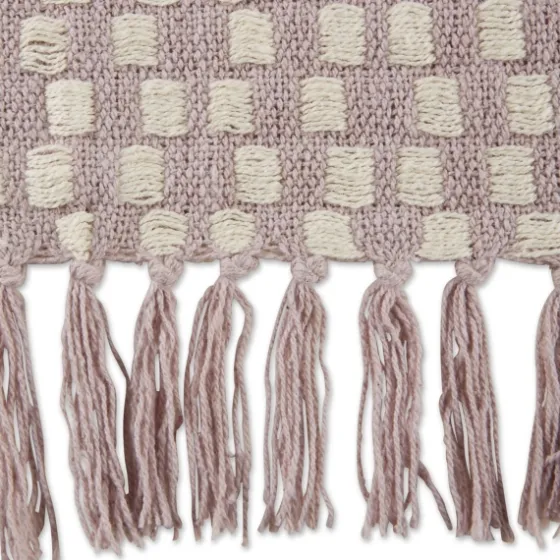 Dusty Lilac Urban Check Throw-Kirkland's Home Best Sale