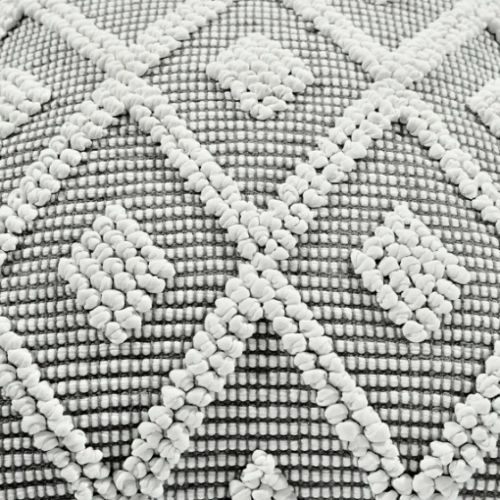 Earl Gray Diamond Knot Tufted Throw Pillow-Kirkland's Home Cheap