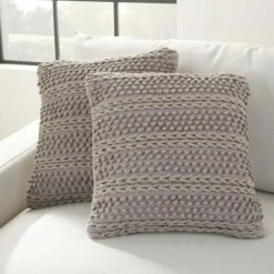 Earl Woven Stripes Throw Pillows, Set Of 2-Kirkland's Home Best