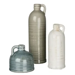 Earth Tones Jug Vases, Set Of 3-Kirkland's Home Clearance