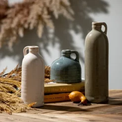 Earth Tones Jug Vases, Set Of 3-Kirkland's Home Clearance
