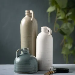 Earth Tones Jug Vases, Set Of 3-Kirkland's Home Clearance