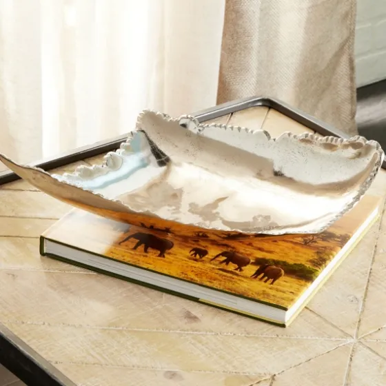 Earthy Abstract Cracked Decorative Tray-Kirkland's Home Shop