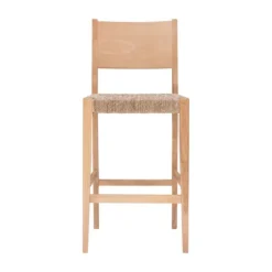 Earthy Basketweave Rubberwood Bar Stools, Set Of 2-Kirkland's Home Flash Sale