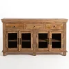 Easton Mango Wood 4-Door Cabinet-Kirkland's Home Cheap