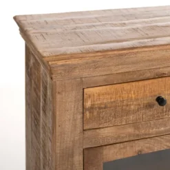 Easton Mango Wood 4-Door Cabinet-Kirkland's Home Cheap