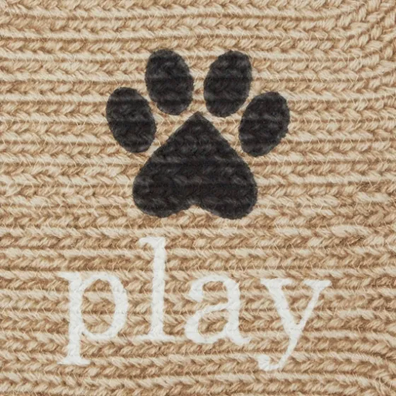 Eat Play Love Bone-Shaped Pet Bowl Mat-Kirkland's Home Cheap