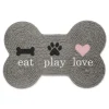 Eat Play Love Bone-Shaped Pet Bowl Mat-Kirkland's Home New