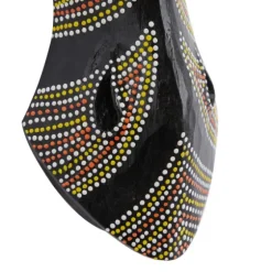 Ebony Dot Art Zebra Mask Wall Sculpture-Kirkland's Home Cheap
