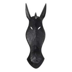Ebony Dot Art Zebra Mask Wall Sculpture-Kirkland's Home Cheap