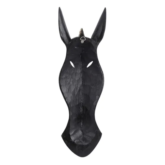 Ebony Dot Art Zebra Mask Wall Sculpture-Kirkland's Home Cheap